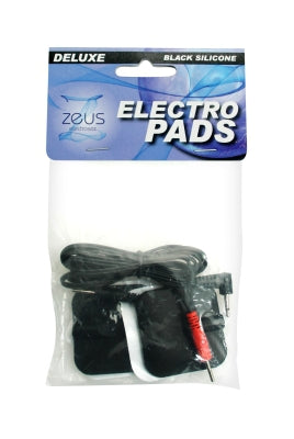 Zeus Deluxe Black Electro Pads 2 Pk Electro & Medical Play