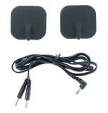Zeus Deluxe Black Electro Pads 2 Pk Electro & Medical Play
