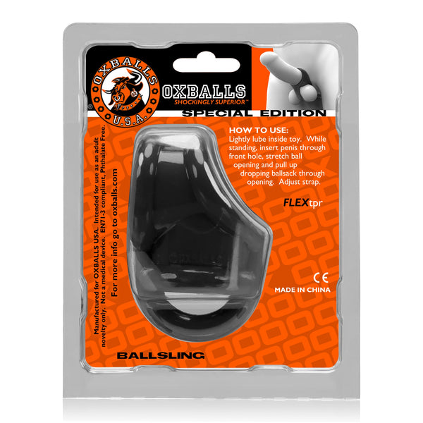 Ballsling Split Sling Black Or Clear Ice  & Ball Toys