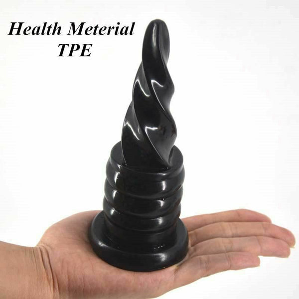 Unique Novelty Anal Ice Cream Small Butt Plug Masturbation Dildo Black Non Vibrating Butt Plugs