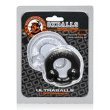 Ultraballs 2 Pk ring Black And Clear  Rings