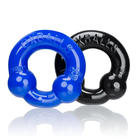Ultraballs 2 Pk ring Black And Police Blue  Rings