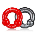 Ultraballs 2 Pk ring Steel And Red  Rings