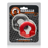 Ultraballs 2 Pk ring Steel And Red  Rings