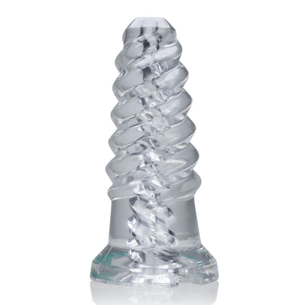 Screwd Super Squish Corkscrew Jackoff Toy Clear Masturbators