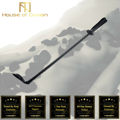 Black Leather Riding Crop  Spanking Fetish Sex Whip Dominant Submissive Crops