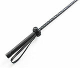 Black Leather Riding Crop Bdsm Spanking Fetish Sex Whip Dominant Submissive