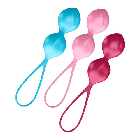 Satisfyer V Balls 3 Pc Regular Skilled Advanced Anal Balls & Beads