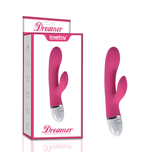 Dreamer 7 Mode Silicone Rechargeable Rabbit  Pink Classic s
