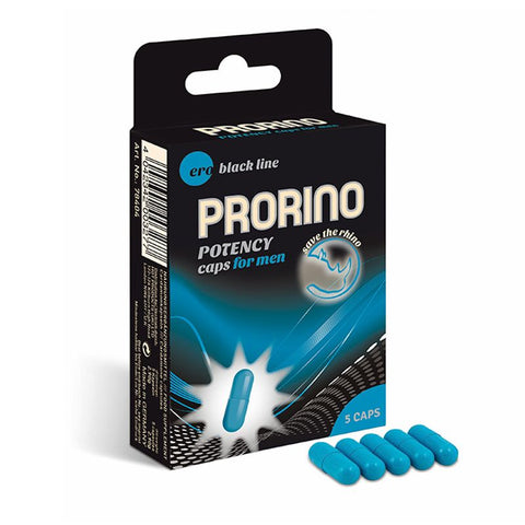 Prorino Potency Capsules For Men 5 Pc Sexual Remedies & Supplements