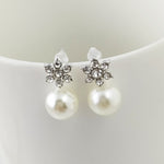 Earrings Veile Studios Ladies Creative Pearl Snowflake Alloy Fashion Jewellery For Women