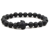 Bracelets Veile Studios Turtle Bracelet With Natural Stone Beads And Sea Charms For Fashion Jewellery
