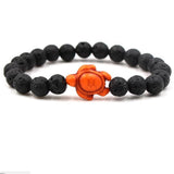 Bracelets Veile Studios Turtle Bracelet With Natural Stone Beads And Sea Charms For Fashion Jewellery