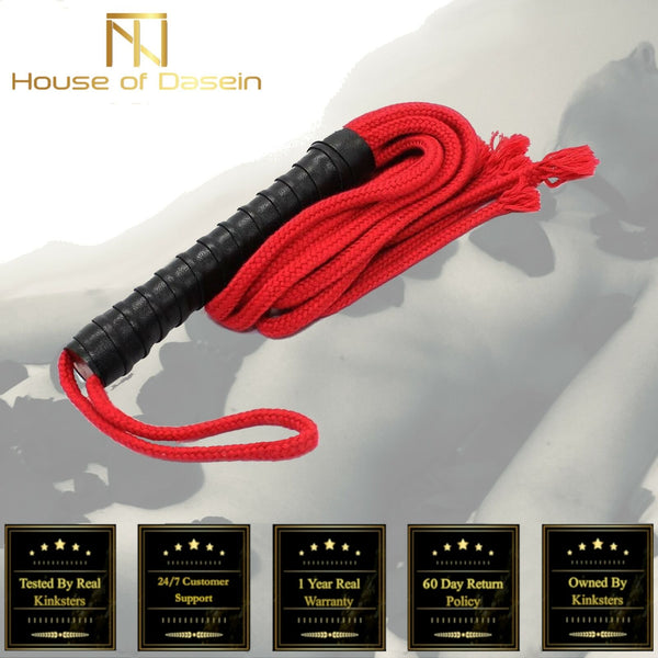 Soft Rope Flogger  Sex Whips Spanking Fetish Impact Toys Dominant Submissive Floggers