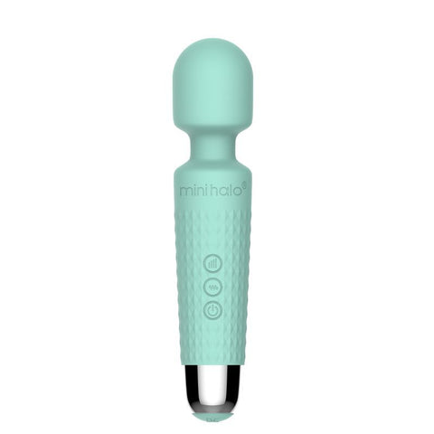 Shibari Mini Wand Halo 20X Minty Green Massagers & Wands