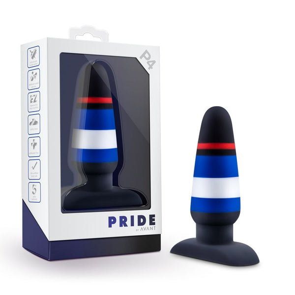 Avant Pride P4 Power Play Silicone Butt Plug Non Vibrating Butt Plugs