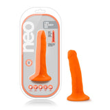Neo Dual Density  6In Neon Orange Dildos