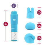 Rose Revitalize Massage Kit Blue Bullets