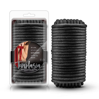 Temptasia  Rope 10M Black Rope & Suspension