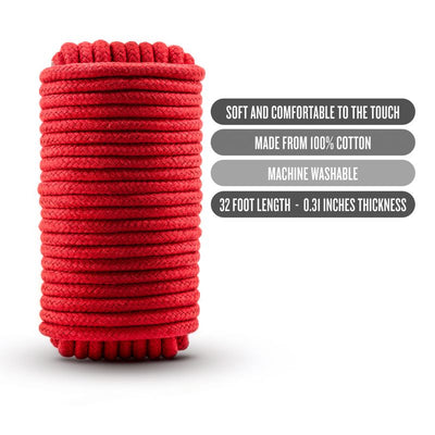 Temptasia  Rope 10M Red Rope & Suspension