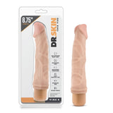 Dr Skin  Vibe 6 8.5In Vibrating Beige Dildos