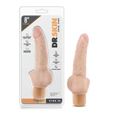 Dr Skin  Vibe 12 8In Vibrating Beige Dildos