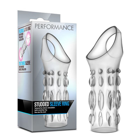 Performance Studded Sleeve Ring Clear  Extenders & Enlargers