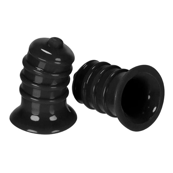 Elong Wide Base Nipsucker Black Nipple & Clitoral Toys