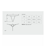 Luiza Thong White Erotic Panties