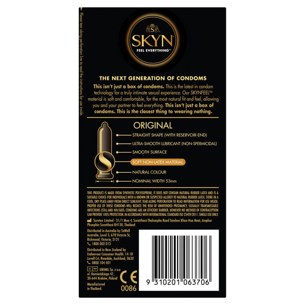 Skyn Original Condoms 20 Pc Latex