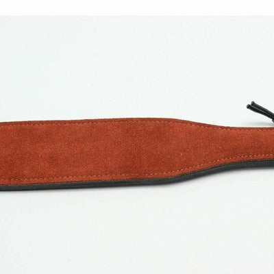 Luxury Brown Leather Spanking Paddle Suede Spanker  Impact Play Fetish Paddles