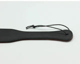 Luxury Brown Leather Spanking Paddle Suede Spanker Bdsm Impact Play Fetish