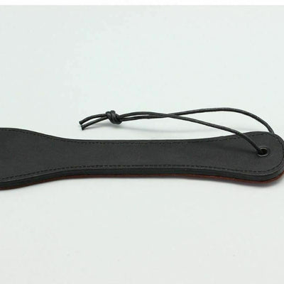 Luxury Brown Leather Spanking Paddle Suede Spanker  Impact Play Fetish Paddles