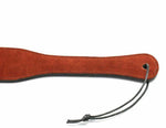 Luxury Brown Leather Spanking Paddle Suede Spanker Bdsm Impact Play Fetish
