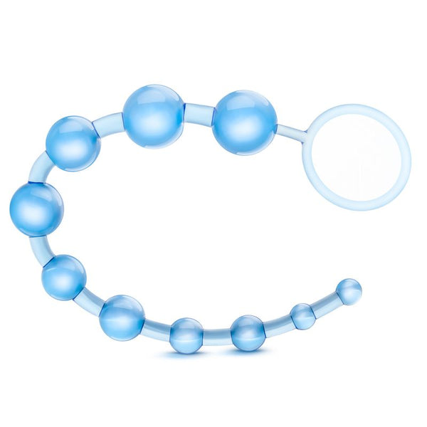 B Yours Basic Beads Blue Anal Balls & Beads