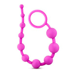Luxe Silicone 10 Beads Pink Anal Balls & Beads