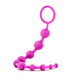 Luxe Silicone 10 Beads Pink Anal Balls & Beads