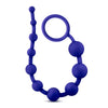 Luxe Silicone 10 Beads Indigo Anal Balls & Beads