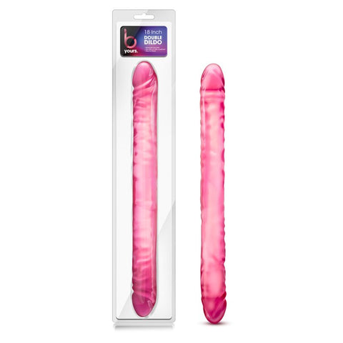 B Yours Double Dildo Pink 18In Dildos