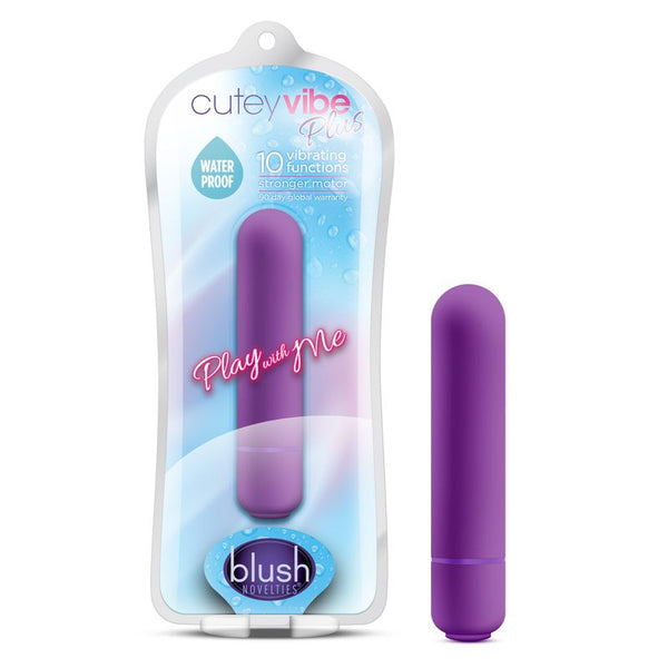 Play With Me Cutey Vibe Plus Purple Massagers & Wands