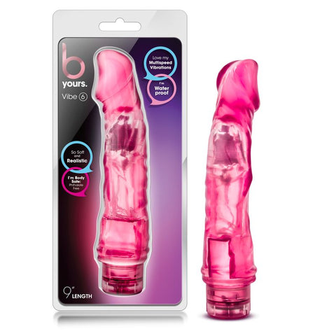 B Yours Vibe 6 Pink Dildos