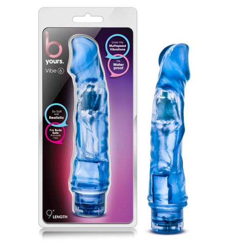 B Yours Vibe 6 Blue Dildos
