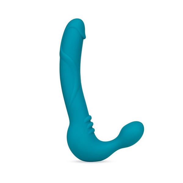 Temptasia Luna Strapless Silicone Dildo Teal Dildos