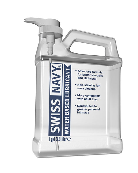 Swiss Navy Water Based Lubricant 1Gal/3.8L Lubricants