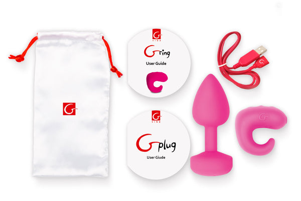 Gkit Sunny Raspberry Non Vibrating Butt Plugs