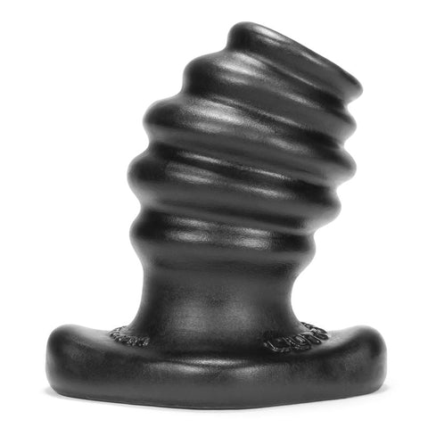 Butthole 2 Hollow Plug Medium Black Non Vibrating Butt Plugs