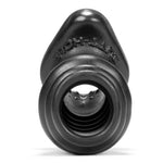 Butthole 2 Hollow Plug Medium Black Non Vibrating Butt Plugs