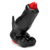 Woof Hollow Plug Stopper Black Red Non Vibrating Butt Plugs