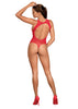 Open Back B120 Teddy Red Other Erotic Clothing