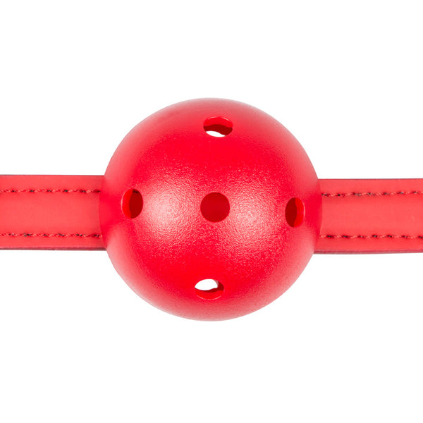 Ball Gag With Pvc Red Gags